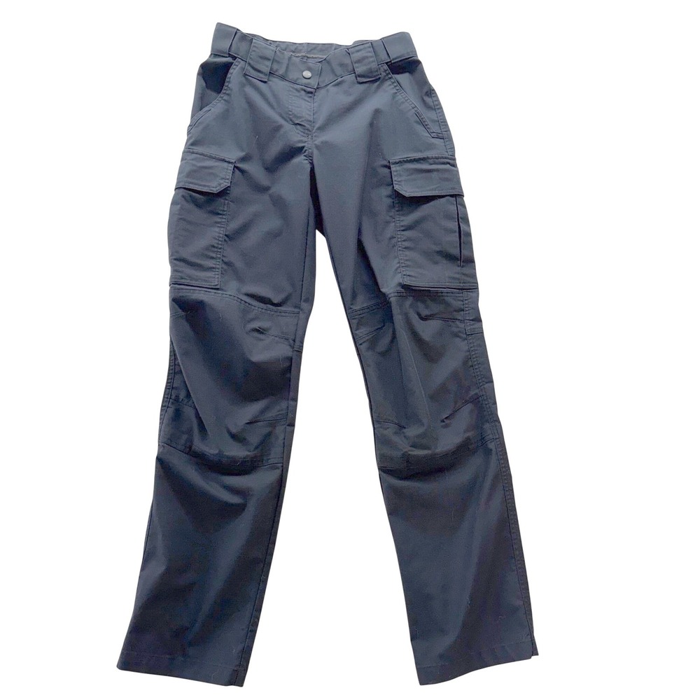 Logistik Tactical Cargo Pants Black Ripstop Workwear Cabincore Gorpcore Small 28